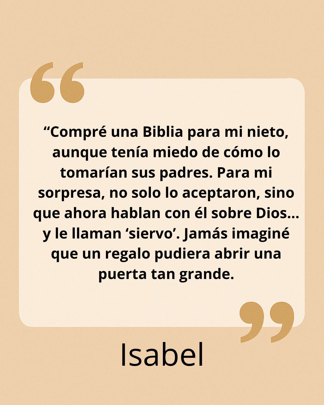Testimonio